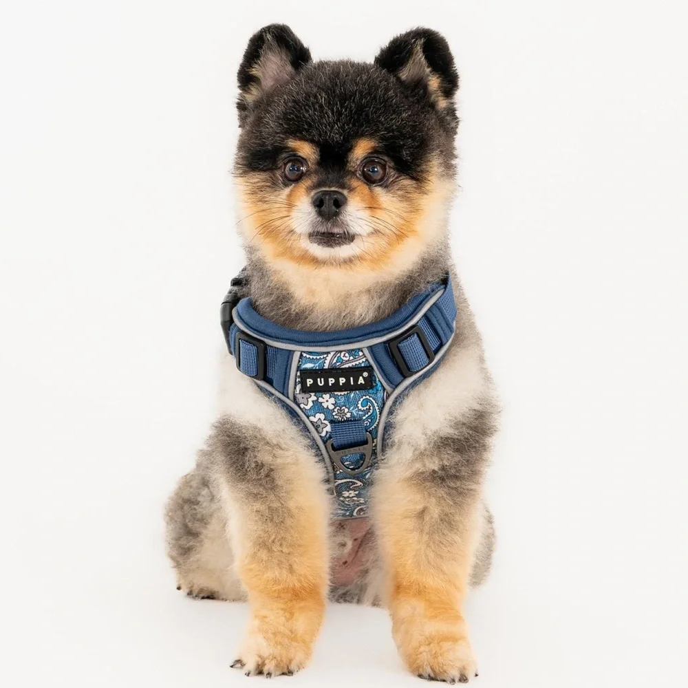 Puppia Navy Blue Dog Harness Puppia Cynthia Harness H